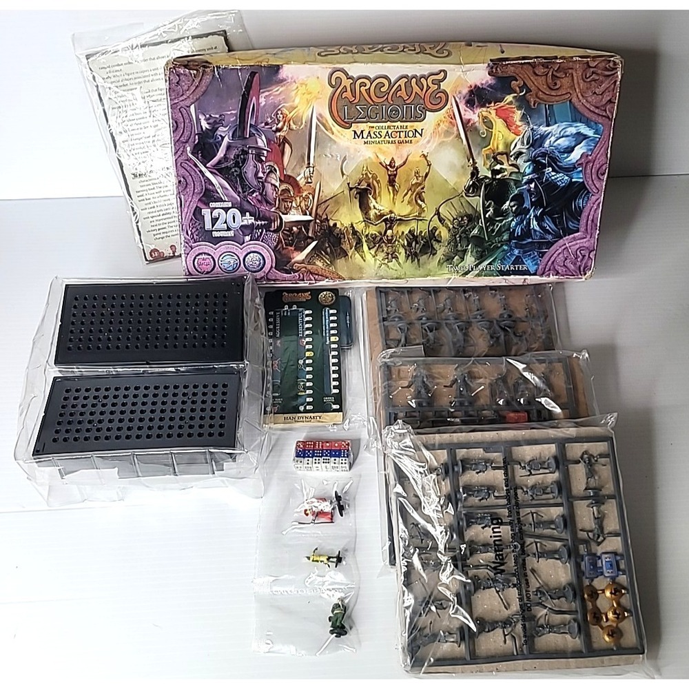 Arcane Legions‎ Mass Action Miniatures Game 120+ Figures - Never Used! LOOK!